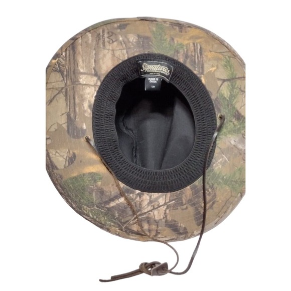 Signatures Men's Camo Realtree Safari Hat Duck Hunting Brim Hat Size S/M - Picture 5 of 6
